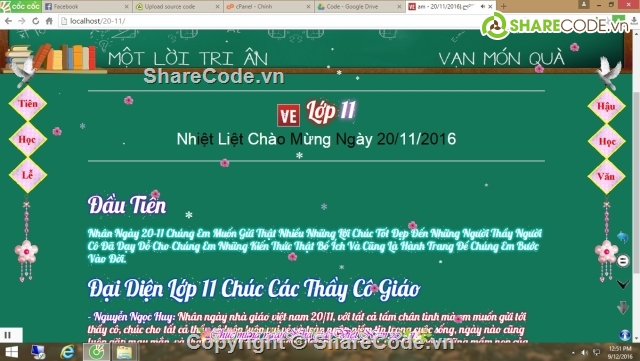 Code Chào Mừng Ngày 20-11,Code Chào Mừng Ngày 20-1,Code Chào Mừng Ngày,8/3,Quốc tế phụ nữ